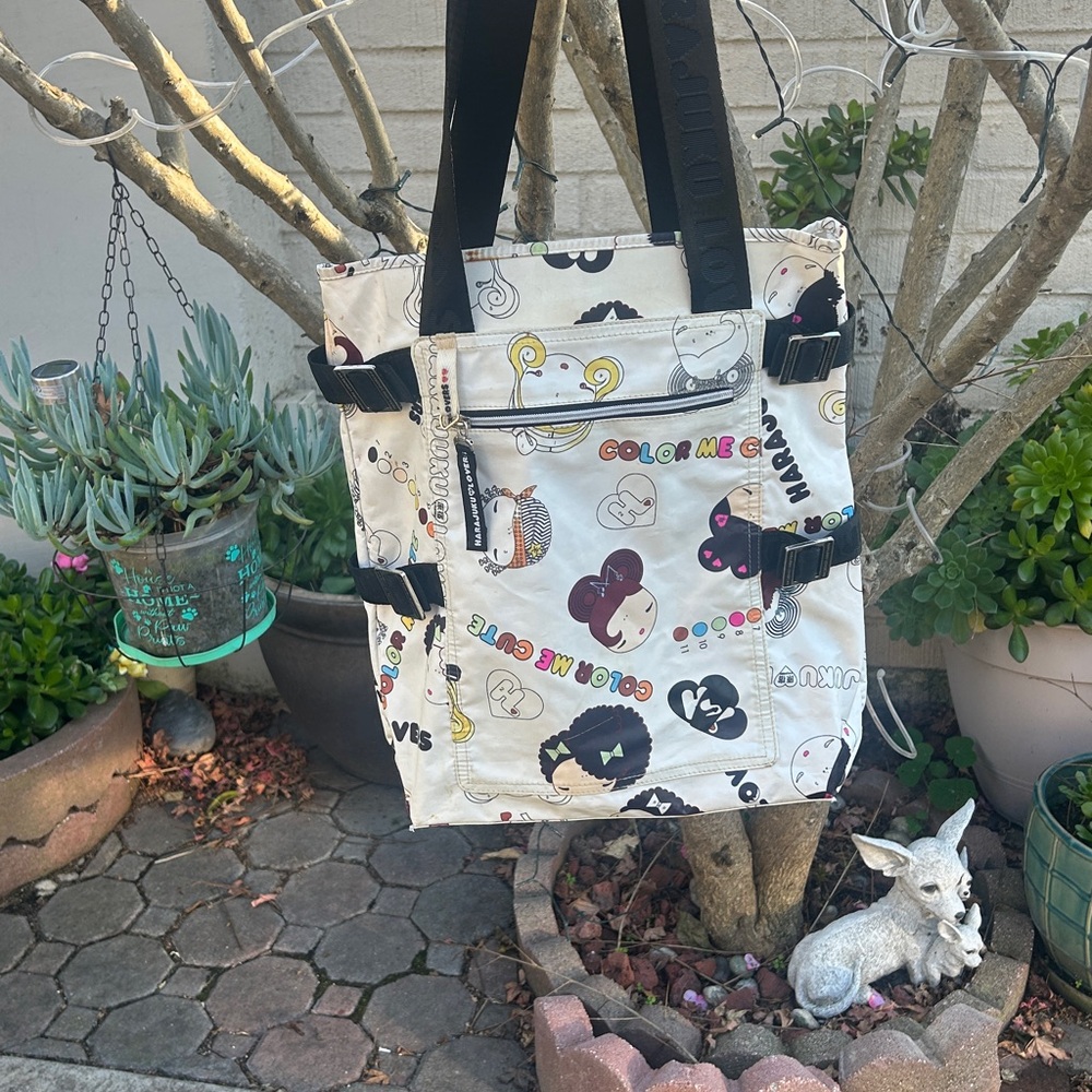 Used Colorful Graphic Tote Bag - Picture 9 of 10
